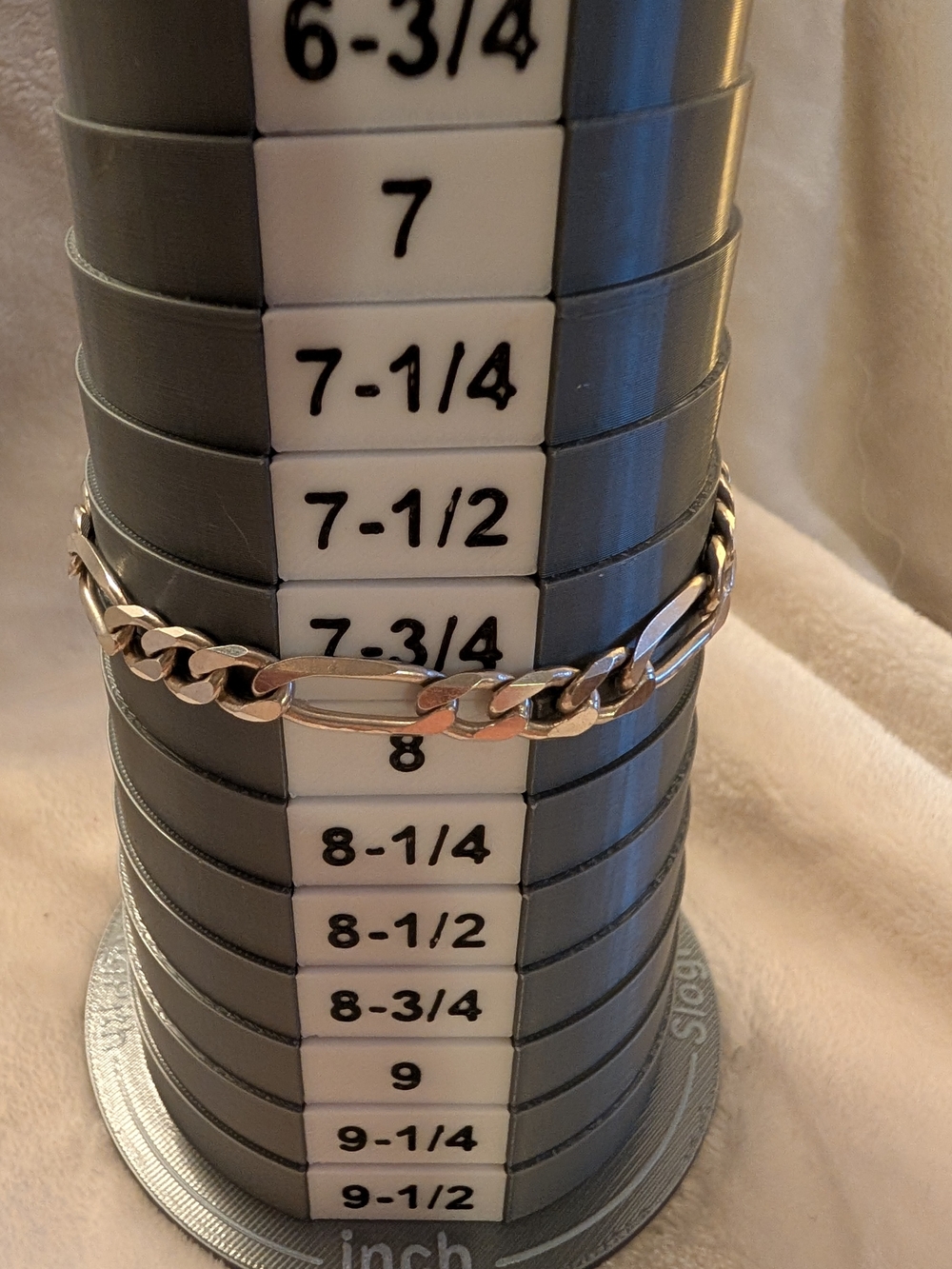 Mens Heavy Solid 925 Sterling Silver Figaro Chain Link Bracelet Italy 28g 7 3/4